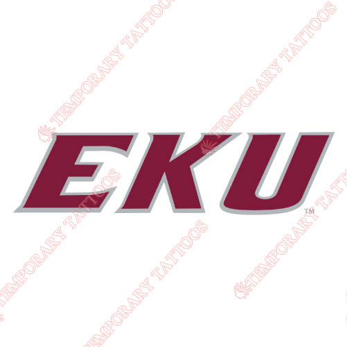 Eastern Kentucky Colonels Customize Temporary Tattoos Stickers NO.4319